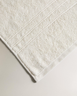 Zara Home - Банное полотенце с бордюром, бежевый, 90х150 см
