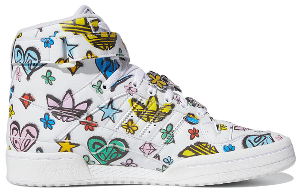 Кроссовки Jeremy Scott X Adidas Originals Forum 84 Hi Monogram