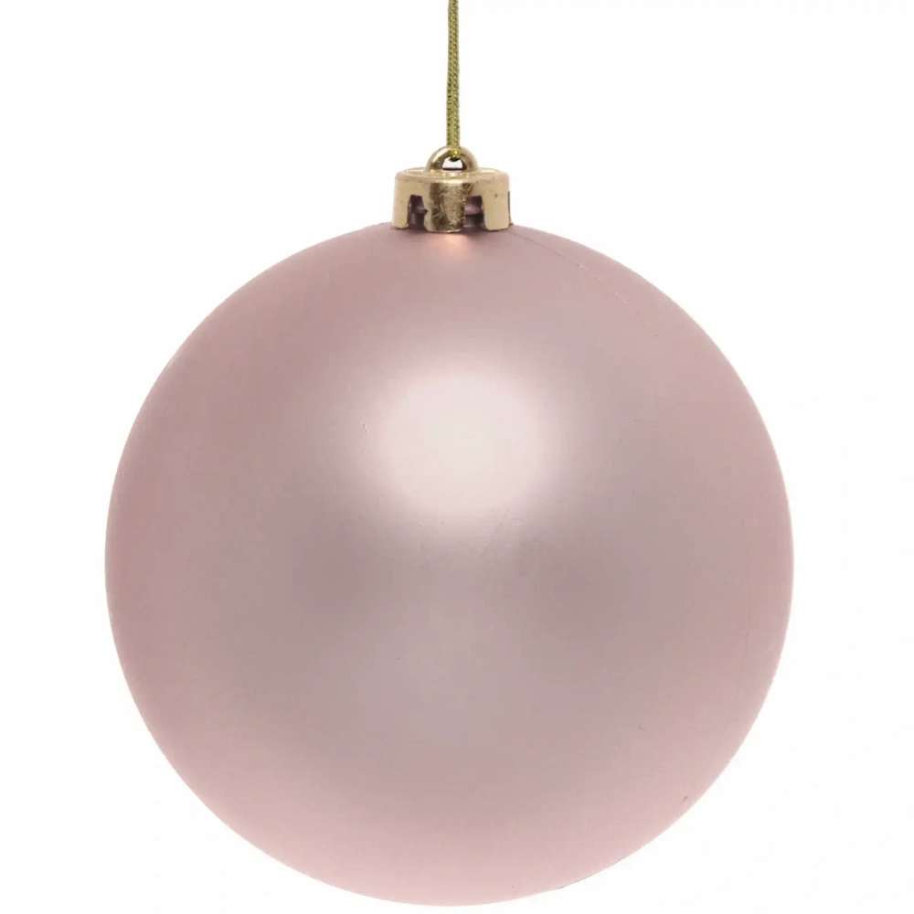 Новогодний шар 15 см «Матовый», шампань