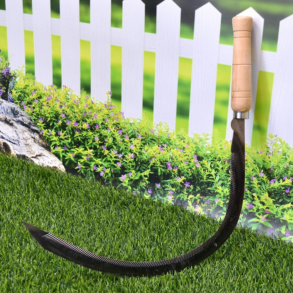 Серп "Травник-16" с деревянной ручкой