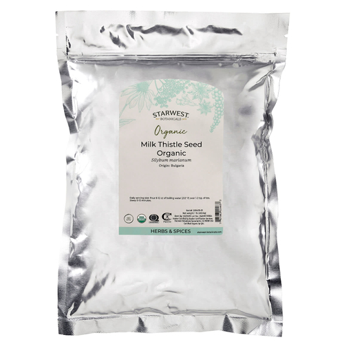 Starwest Botanicals, органические семена расторопши, 453,6 г (1 фунт)