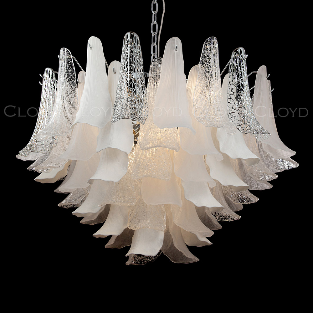 Люстра Cloyd WASABI C16 / Ø84 см - керамика - хром (арт.11450)