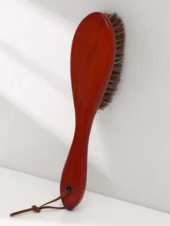 Щётка для одежды и обуви, 22,5×5,4 см, натуральный ворс, цвет МИКС