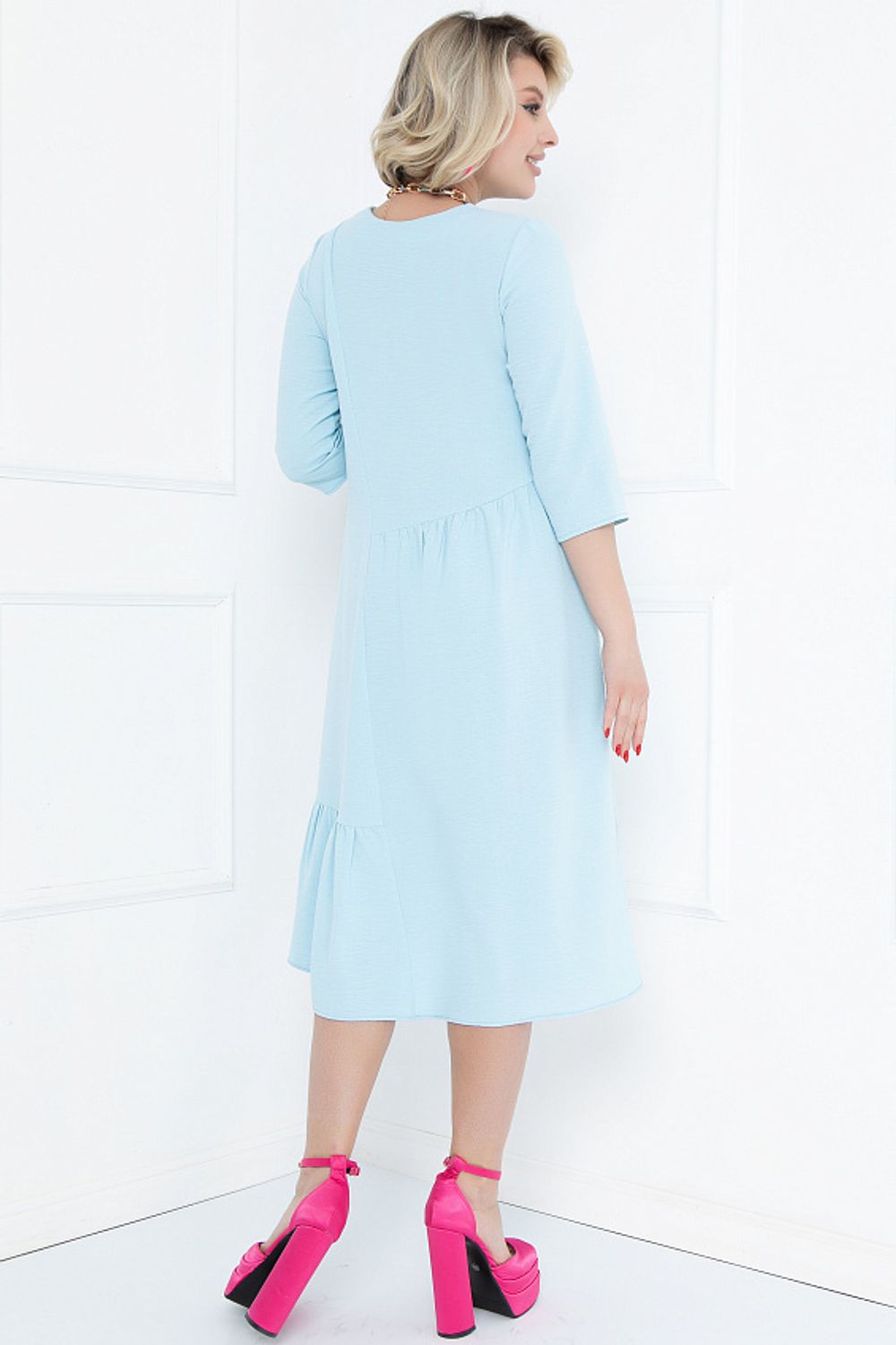 ПЛАТЬЕ КАМПАНО (ЛАЙТ БЛУ) Bellovera (Акция)