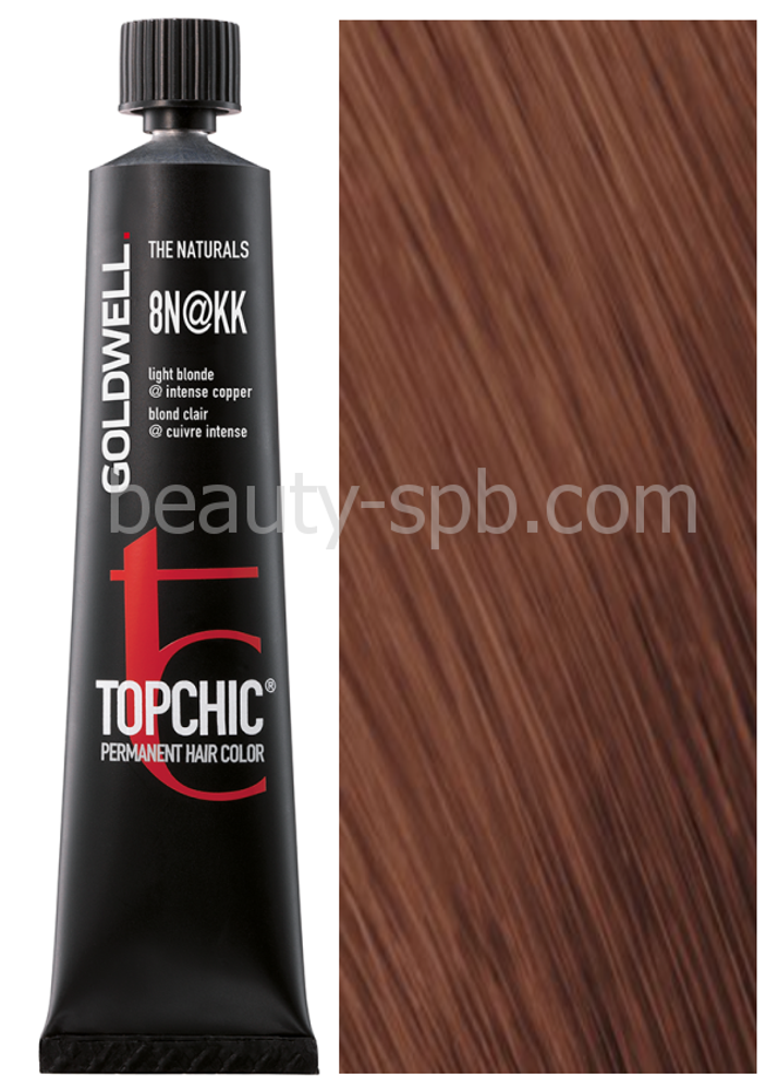 Goldwell Topchic 8N@KK светлый блонд с интенсивно-медным сиянием 60 мл