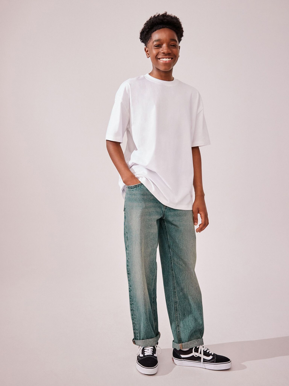 Джинсы для мальчика Next 186-181, Синий