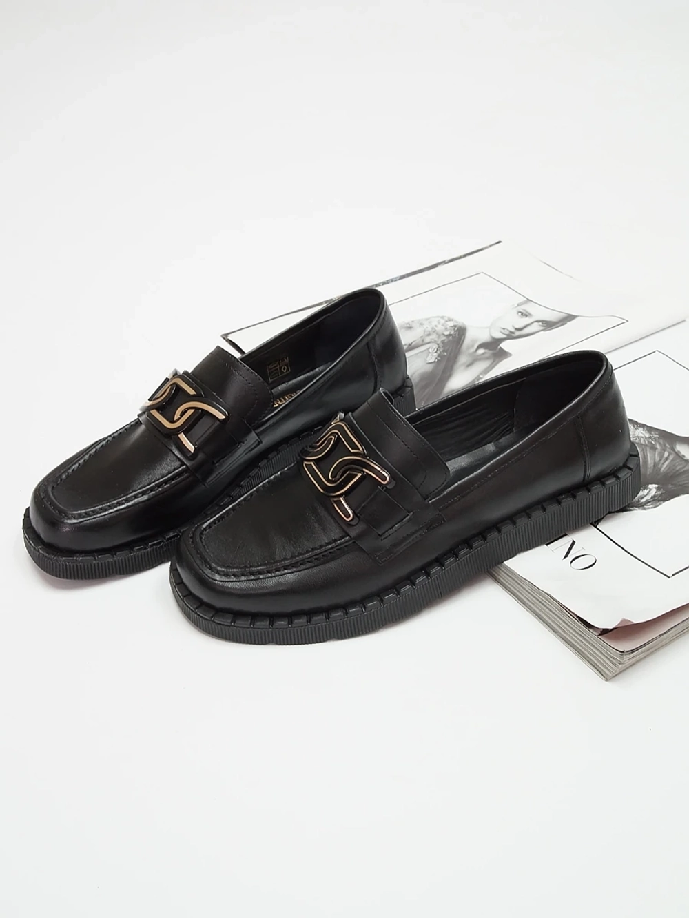 Лоферы женские демисезонные натуральная кожа