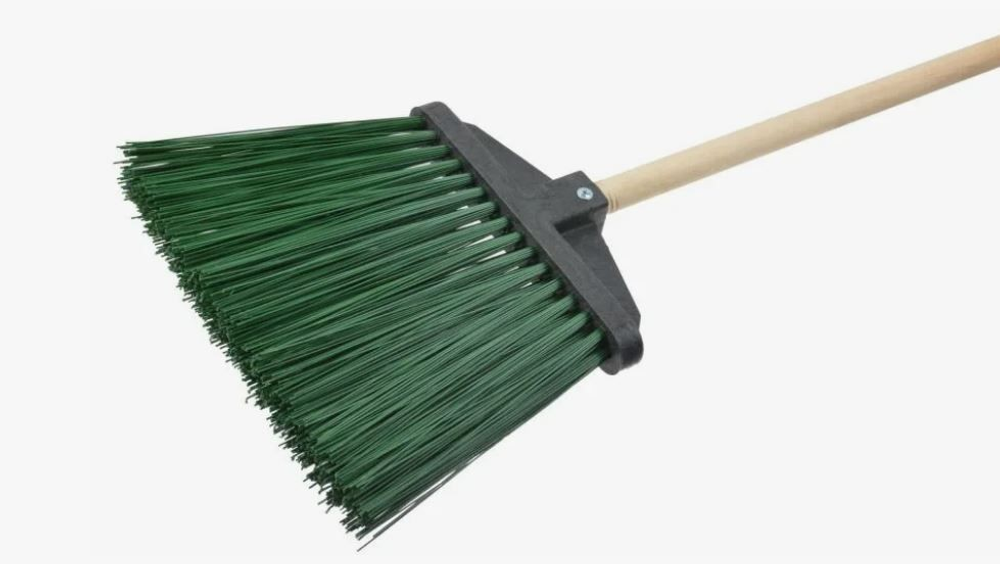 Метла пластиковая плоская Гардена с черенком