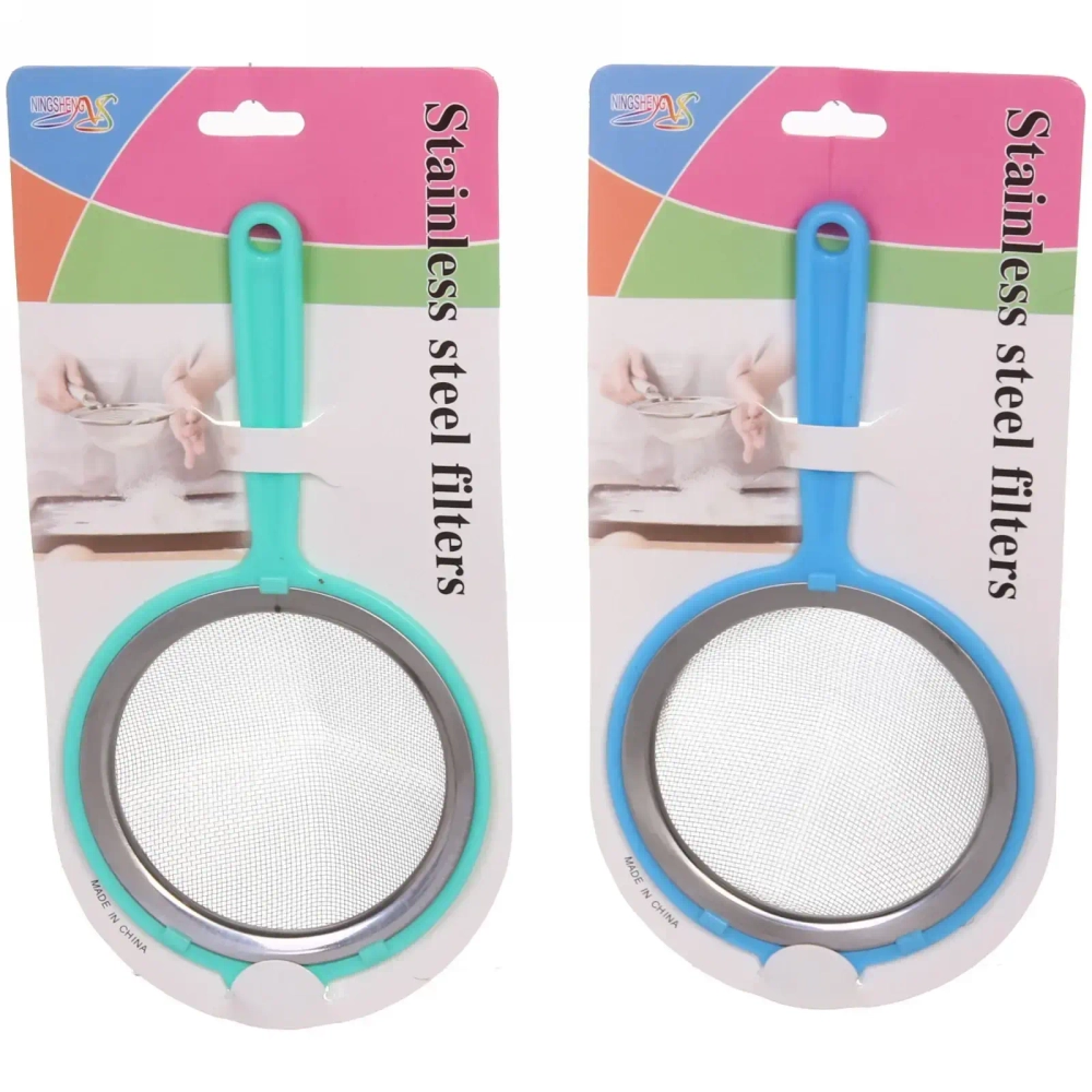 Сито металлическое в пластиковой оправе 12см