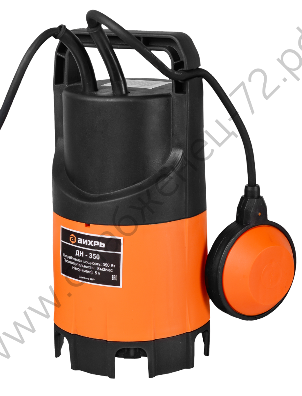 Дренажный насос ВИХРЬ ДН-350