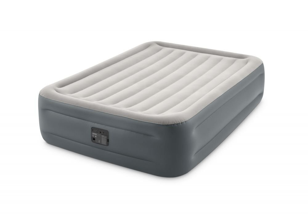 Intex Надувная кровать Prime Comfort Elevated 152х203х51см, встроенный насос 220V