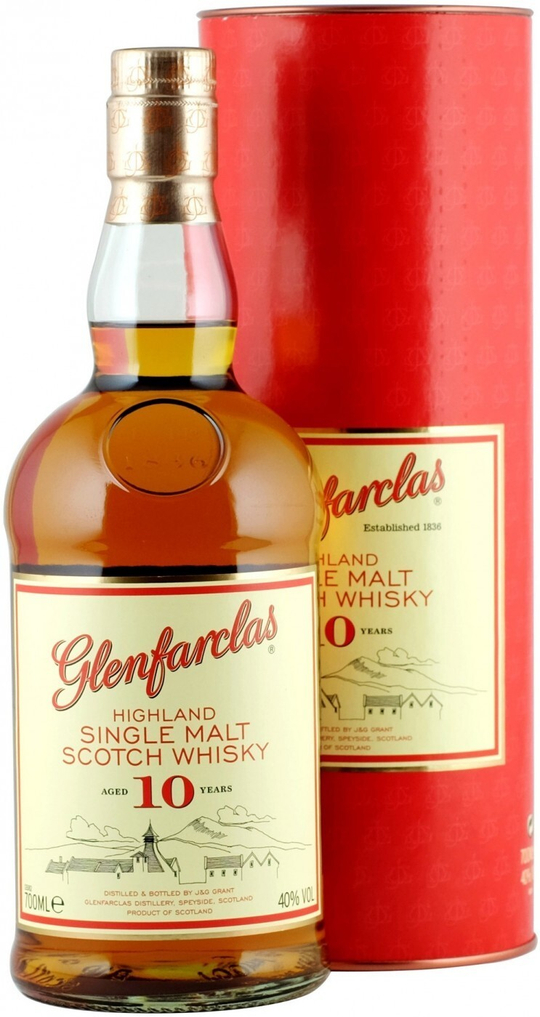 Виски Glenfarclas 10 years, 0.7 л