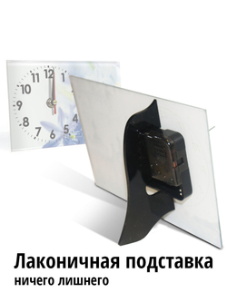 Настольные часы Нежные цветы Декор для дома, подарок