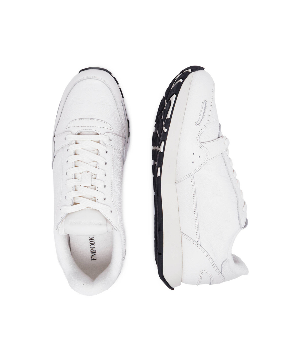 кожаные кроссовки Emporio Armani - белый(X4X596 XN328)