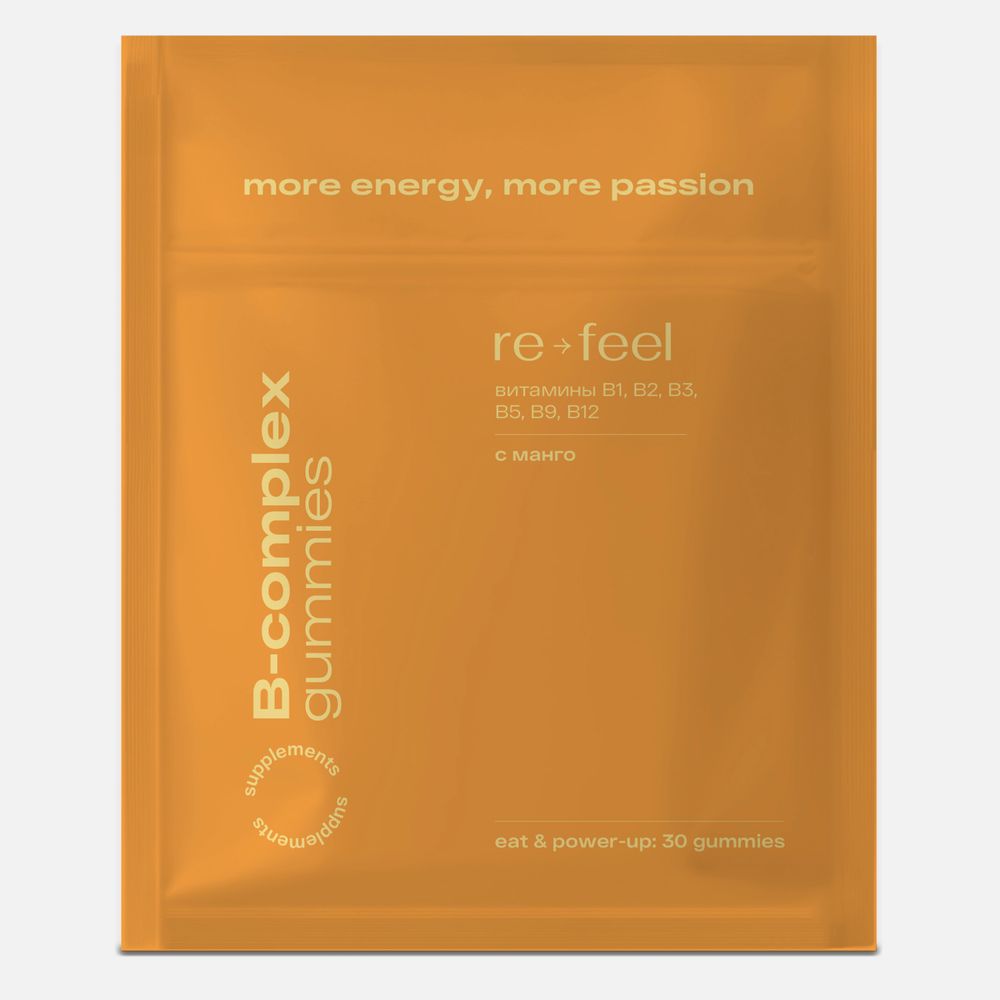 RE-FEEL Дойпак Комплекс для пробуждения энергии (мармелад 30 шт)