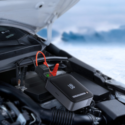 Автомобильный Компрессор/Стартер/PowerBank, BASEUS Super Energy 2-in-1 Car Jump Starter (1000A), 8000 mAh, Черный+Серый