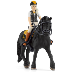 Schleich Конный клуб - Тори и Принцесса, фризская кобыла 42640 / артикул   42640  / GTIN 4059433720081