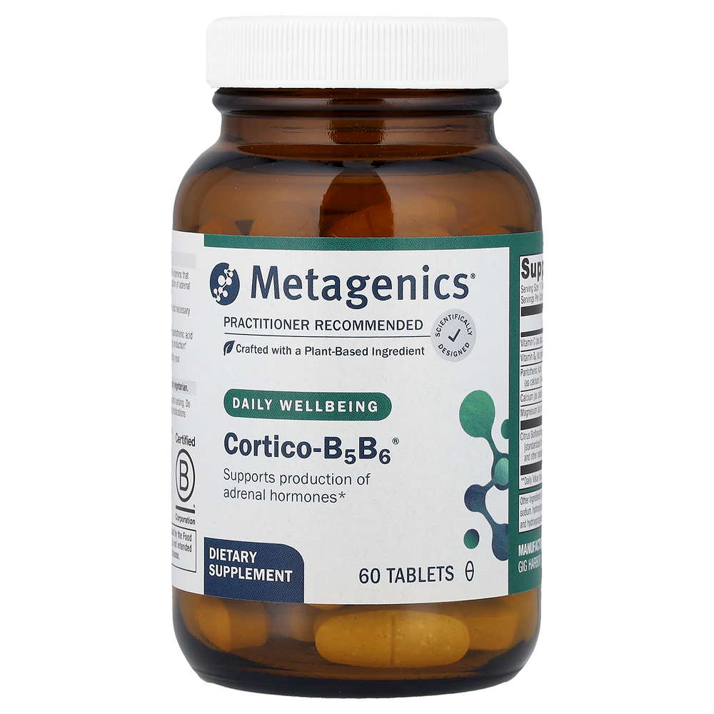 Metagenics, Cortico-B5B6®, 60 таблеток