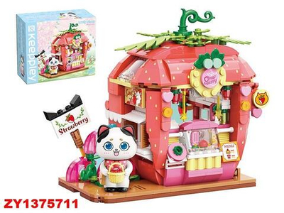 Конструктор блочный Брик для девочек 350дет., коробка K28008