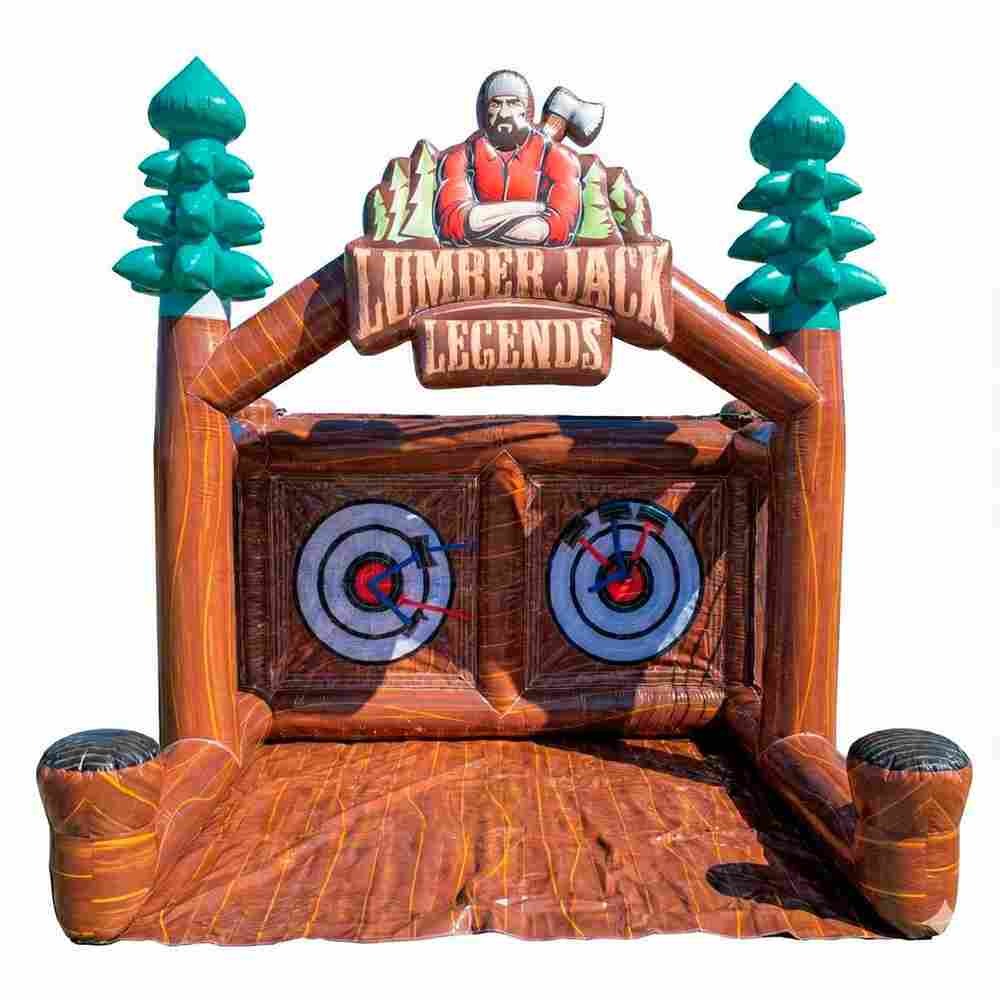 Надувной дартс «Таёжный рубеж» на подкачке, диаметр 3,5 м, размер 3,5×3,5×4 м