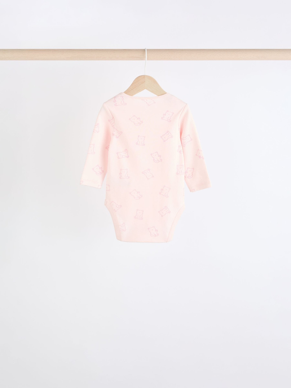 Боди с длинным рукавом для малышей Next N95-296, 5 шт., Молочный, Розовый