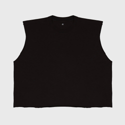 Майка Yeezy x Gap Unreleased Crop Muscle Tee Black