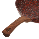 Сковорода алюминий, 26 см, антиприг, Гурман, Granit Red, красн, ГМ2601 ГР, с дерев ручк