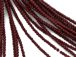 Нить бусин из гематита "Спелая вишня" 2,2мм, огранка