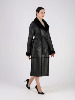 Дубленка зимняя натуральная длинная