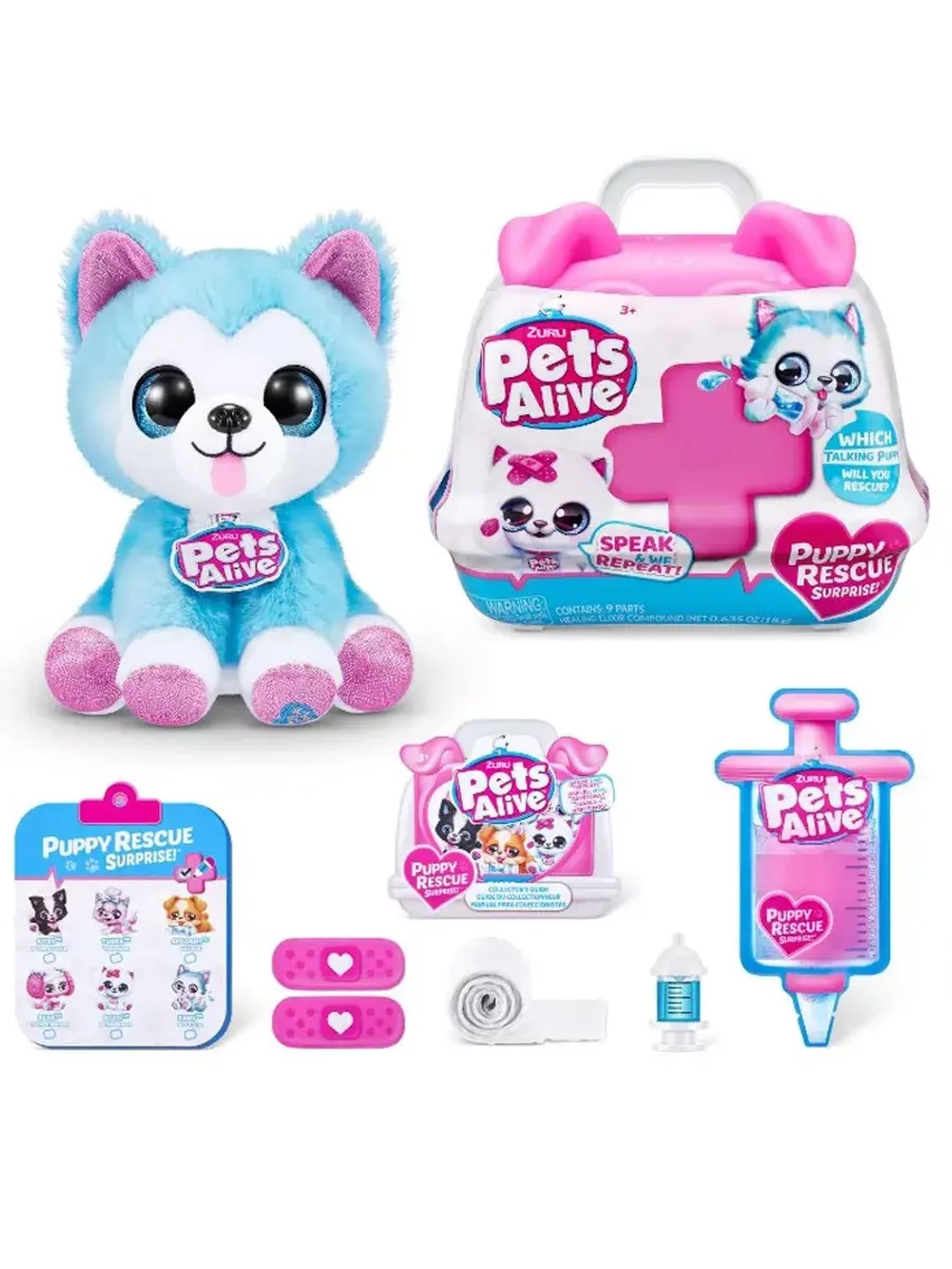 Интерактивная мягкая игрушка сюрприз Zuru Pets Alive 9540
