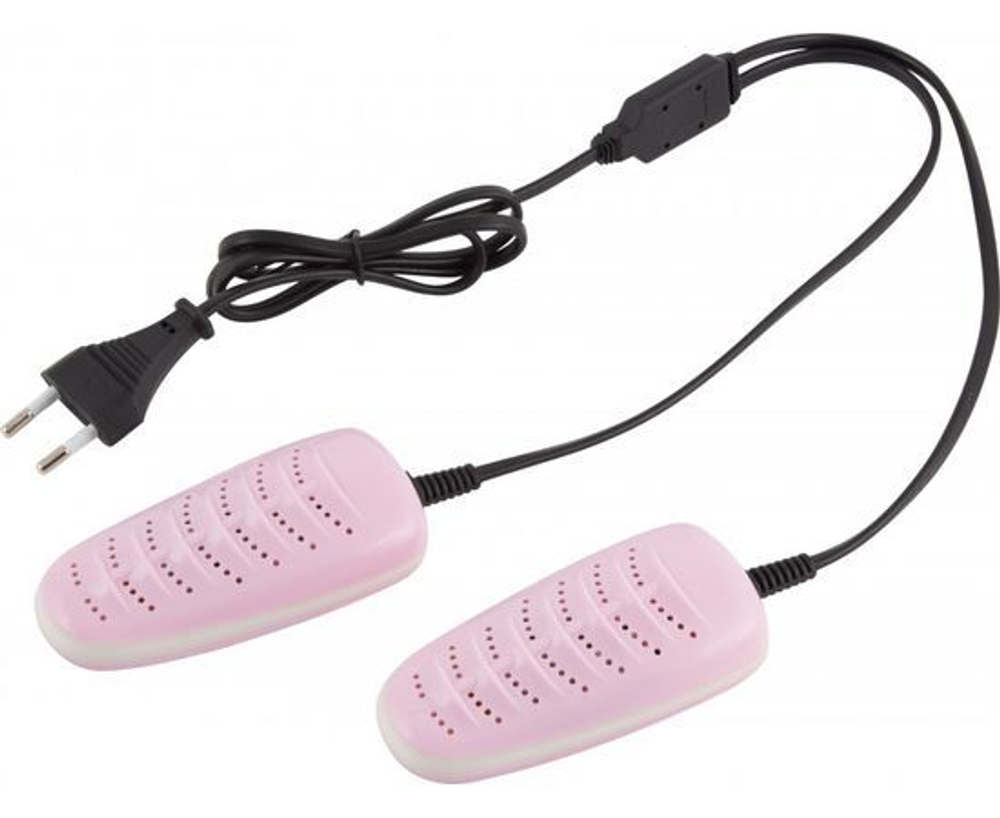 Сушилка для обуви Engy RJ-50C (пластик) красная, 12Вт, 13*5*3см, шнур 1,3м