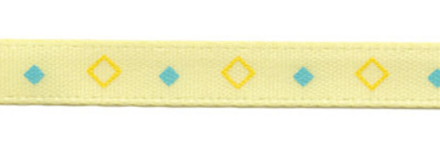 Лента атласная  6 мм с рисунком, цв.R8/009