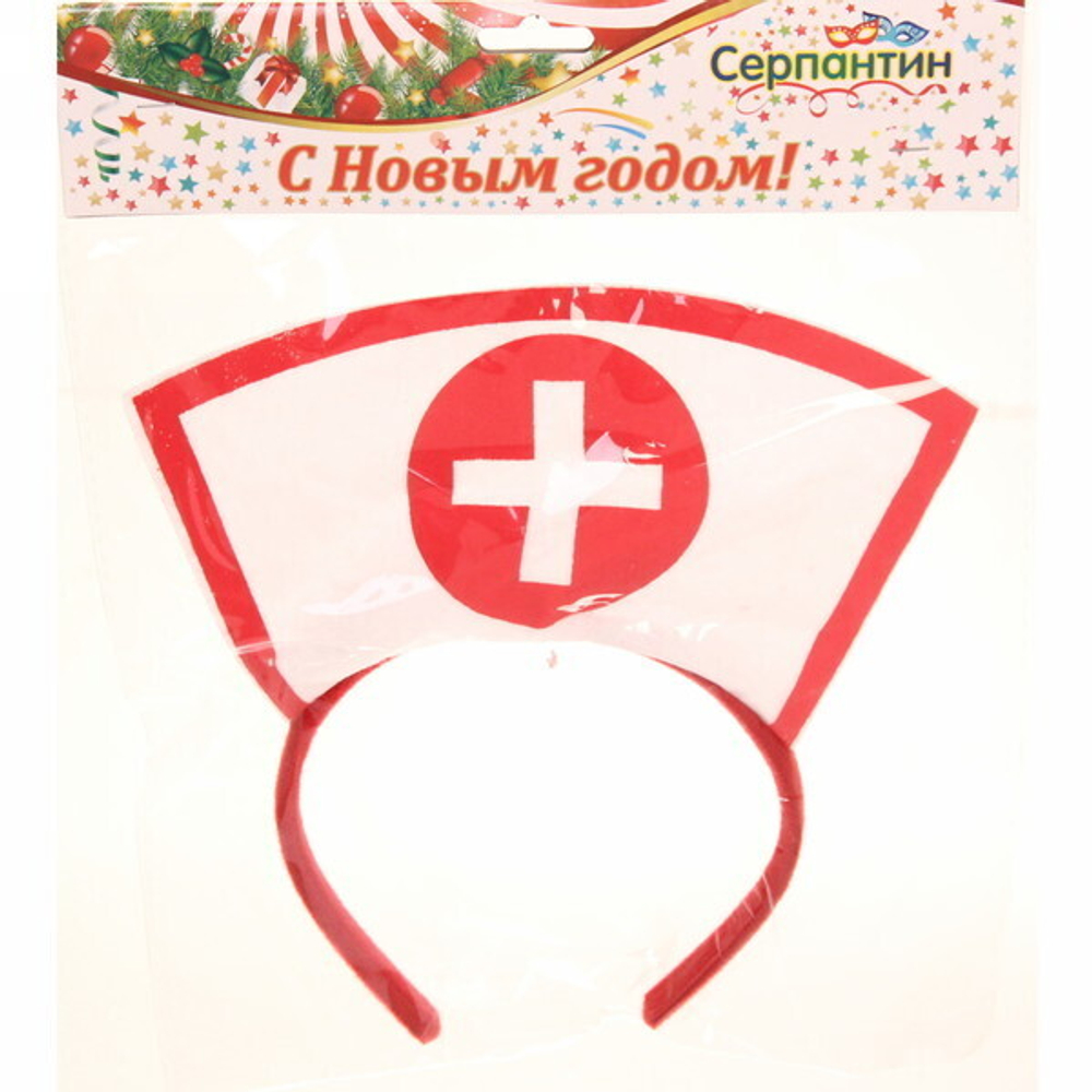 Ободок карнавальный «Медсестра»