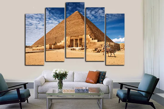 Модульная картина "Египетская пирамида"