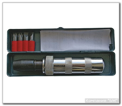 Отвертка ударная 4 насадки БМ