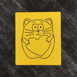 Кот с сердцем №16