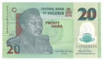 Nigeria, 20 Naira, 2022 – Polymer Banknote with Enhanced Security (UNC)
