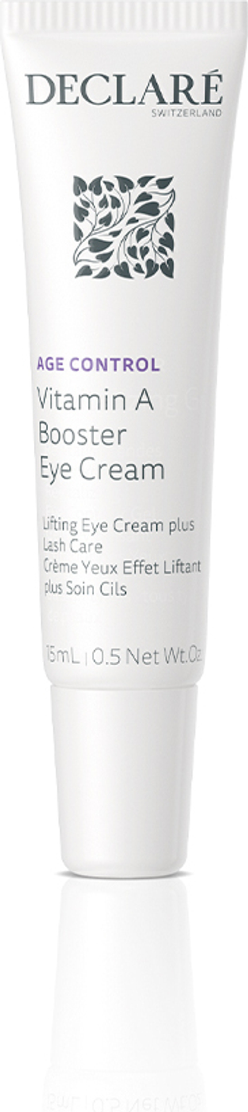 DECLARE Age Control Vitamin A Booster Eye Cream | Крем-активатор витамина А для чувствительной кожи вокруг глаз и роста ресниц, 15 мл