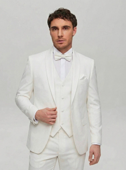 Мужской смокинг (белый) А57