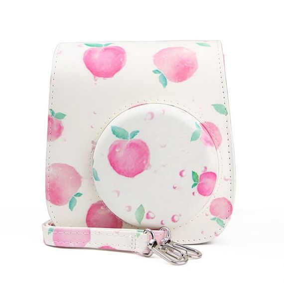 İnstax fotoaparat üzlüyü \ Instant Camera Case Mini 8, 9, 11  Peach