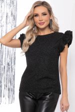 Блуза "Анджелина" (блэк) Б7791 LT Collection (Акция)