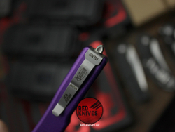 Нож Microtech UTX-70 A+++ Purple Standard S/E - клинок апокалиптик