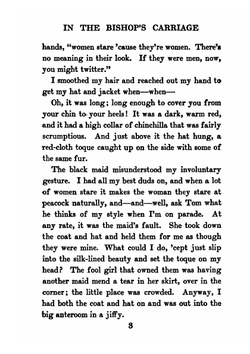 In the Bishop's Carriage | Michelson Miriam