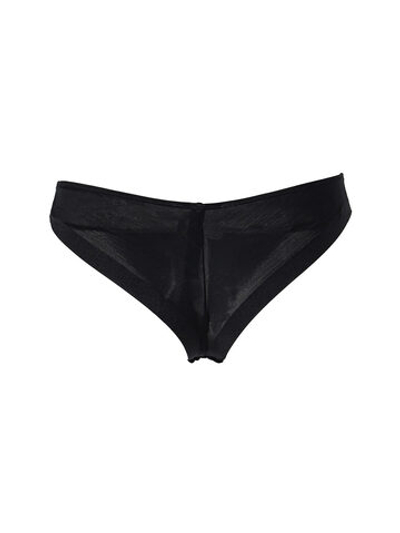 Трусики-бразилиана с низкой посадкой (Размер: 5 размер) (Цвет: черный)