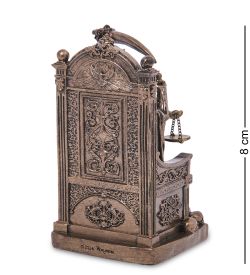 Veronese WS-1487 Статуэтка «Санта Муэрте на троне с косой и весами»