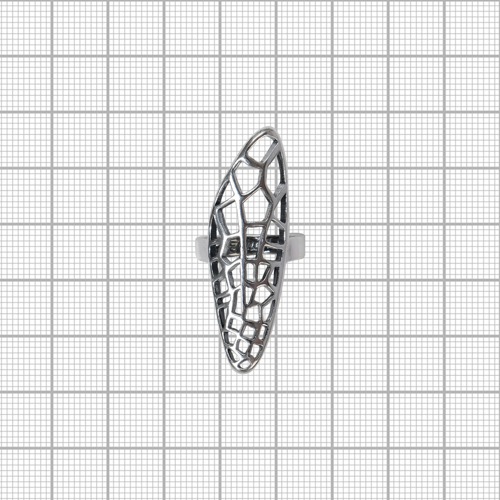 "Эртила" кольцо в серебряном покрытии из коллекции "Витраж" от Jenavi