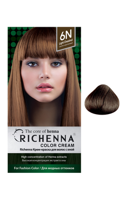 RICHENNA Крем-краска для волос с хной Color Cream 60 ml + 60 ml