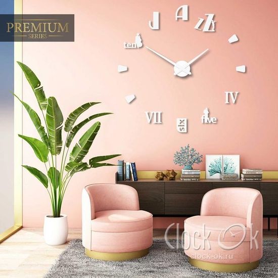 Настенные 3D часы Jazz