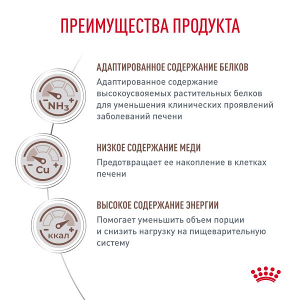 Уценка! Повр.упак./ Сухой корм Royal Canin Hepatic для взрослых собак для поддержания функции печени