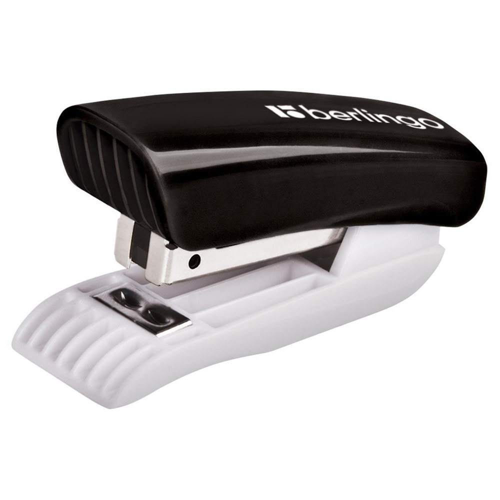 Мини-степлер №10 "Blitz" до 10л., пластиковый корпус, черный DSp_10110 (Berlingo)